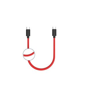 0.25 MeterType C to Type C Fast Charging 3.1A 65W 480 Mpbs Data transfer Cable I Compatible for 16+, ipod, imac,Smartphone, Tablets, Laptops & Other Type C Devices (Red)