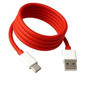 80W USB to Type-C Fast Charging Cable for One Plus |Warp/SuperVooc/Dash| Compatible For One Plus 13, 13R,12,12R,11 Series,10 Pro,10R,10T,9RT,9R,8T,8R,7/7T,6/6T,Nord,CE 2 Lite 5G,CE 3 5G
