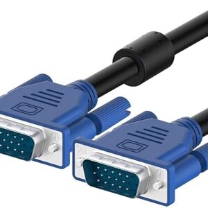 Male to Male VGA Cable 1.5 Meter, Support Monitor/PC/LCD/LED, Plasma, Projector, TFT (LST-VGACBLE-1.5M)