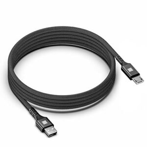 1 Meter Braided Micro USB Charging Cable | Fast Charging and Data Transfer | Durable Mirco Cable for Smartphones, Tablets, and More
