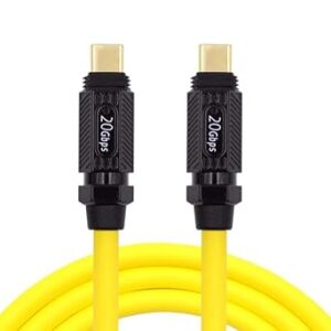 140W USB-C to Type-C Fast Charging Adapter Cable (2M), Ultra Soft High-Flex Cable, USB4 Support 8K@60Hz, 20Gbps Data Transfer Compatible for Smartphones, Laptops, Tablets, Gaming Consoles etc