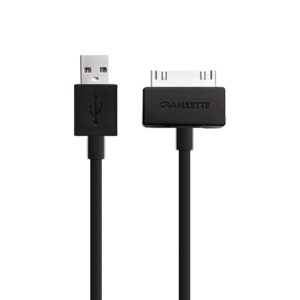 30 Pin to USB Charging & Data Sync Cable for iPhone 3G/3GS/4/4s/iPad 1/2/3, iPod Nano 5th/6th Gen and iPod Touch 3rd/4th Gen -1.5m (Black)