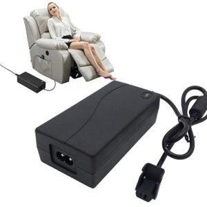 Sofa Power Adapter Charger Universal 2-pin, 29Volts (55W) for Electric Recliner Couch/Lift Chair/Standing Desk/Home Theatre. with Indian Type AC Power Cord 2-Meters Long Length