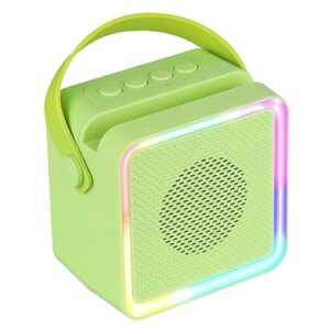 County 8, Portable Bluetooth Speaker, 8 Watts, Upto 7 Hours Playback, Passive Radiator, BTv5.3 | TWS | USB | mSD, RGB LED, Call Function, Compact Design, Carry Strap (Green)
