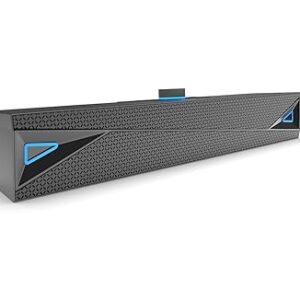 X20R 20W Bluetooth Soundbar with 2000mAh Battery | 2X Bass | Up to 9hrs of Playback | Bluetooth 5.3, Aux in, USB, Micro TF Card Connectivity (Grey)