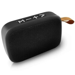 Soul 100 Bluetooth 5.0 Wireless IPX4 Super Bass, HD Sound, Aluminium Alloy Portable 3W Bluetooth Speaker with Mic (Black)