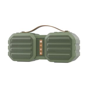 Zeb-Sound Feast 50 Wireless Bluetooth 14W Rugged Finish Portable Speaker with Supporting Dual Drivers, Handy Strap, Mobile Holder, USB, SD Card, AUX, FM, TWS & Call Function. (Green)