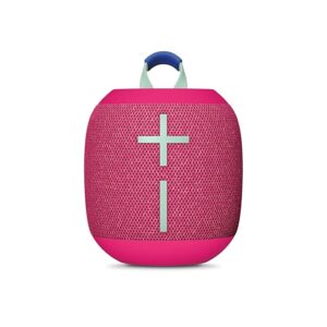 WONDERBOOM 4 Portable Waterproof Bluetooth Speaker with Big Bass and 360-Degree Sound, Dustproof Floating Speaker with 40 m (131ft) Range - Hyper Pink