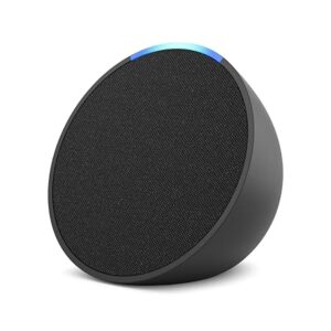 Smart speaker with Alexa and Bluetooth| Loud sound, balanced bass, crisp vocals| Black