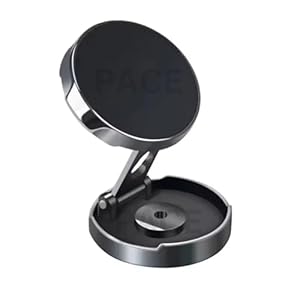 Cell-Phone 360 Bracket Magnetic Phone Holder Mount (Stick on) for Cars, Flat Surfaces, Strong Rb Magnets. Best Stability When Used with Included Adhesive Metal Sheets on Phone Cover