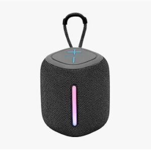 Sonic POD 22, Portable Bluetooth Speaker, 8 Watts, Upto 12 Hours Playback, Passive Radiator, BTv5.3 | TWS | USB | mSD, RGB LED, Call Function, Carry Loop (Gray)