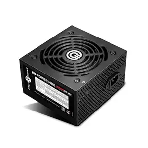 RAW Power 400 WATTS Gaming Power Supply/PSU - Non-Modular | 120mm Black Fan | with Active PFC, Flat Black Cables | 400 Watt -Black