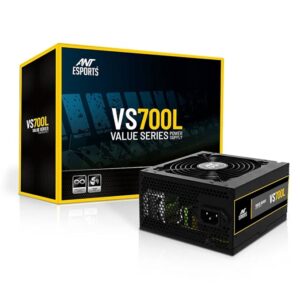 VS700L Non Modular High Efficiency Gaming Power Supply/PSU with 1 x PCIe and 120mm Silent Fan