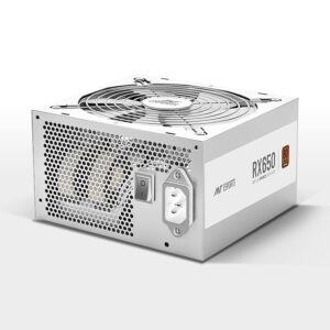 RX650 650 Watt 80 Plus Bronze Certified Power Supply/PSU for PC with Smooth & Silent 120mm Fan - White