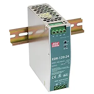 EDR-120-24 Single Output DIN Rail Power Supply 24V 5 Amp 120W
