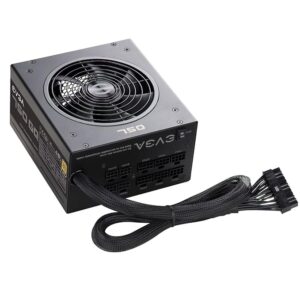 210-GQ-0750-V1 750 GQ, 80+ Gold 750W, Semi Modular, EVGA ECO Mode, 5 Year Warranty, Power Supply, Black