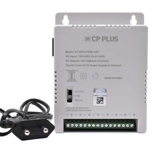 CP-DPS-PD08-12D 12V 10Amp 8 Channel Fiber SMPS (Switched-Mode Power Supply) for CCTV Security Surveillance Camera Power Supply