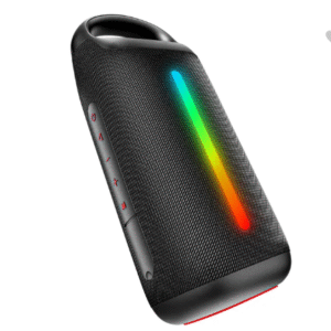 Spatial Audio, 78mm Drivers, 12H Battery, RGBs & App Support 45 W Bluetooth Speaker  (Raging Black, Mono Channel)